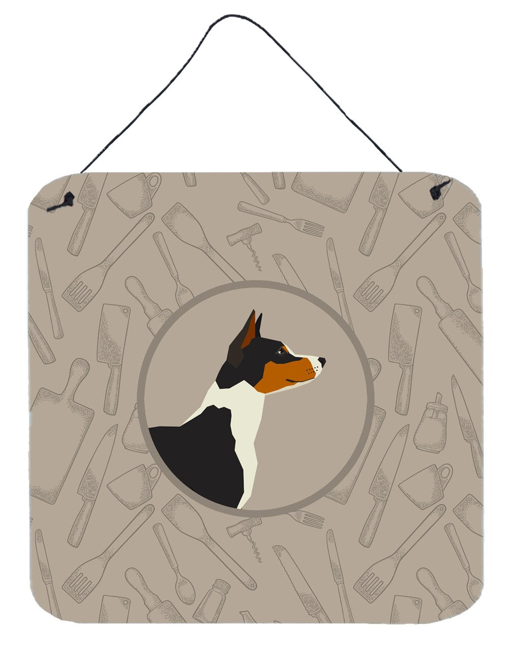Basenji In the Kitchen Wall or Door Hanging Prints CK2164DS66 by Caroline&#39;s Treasures