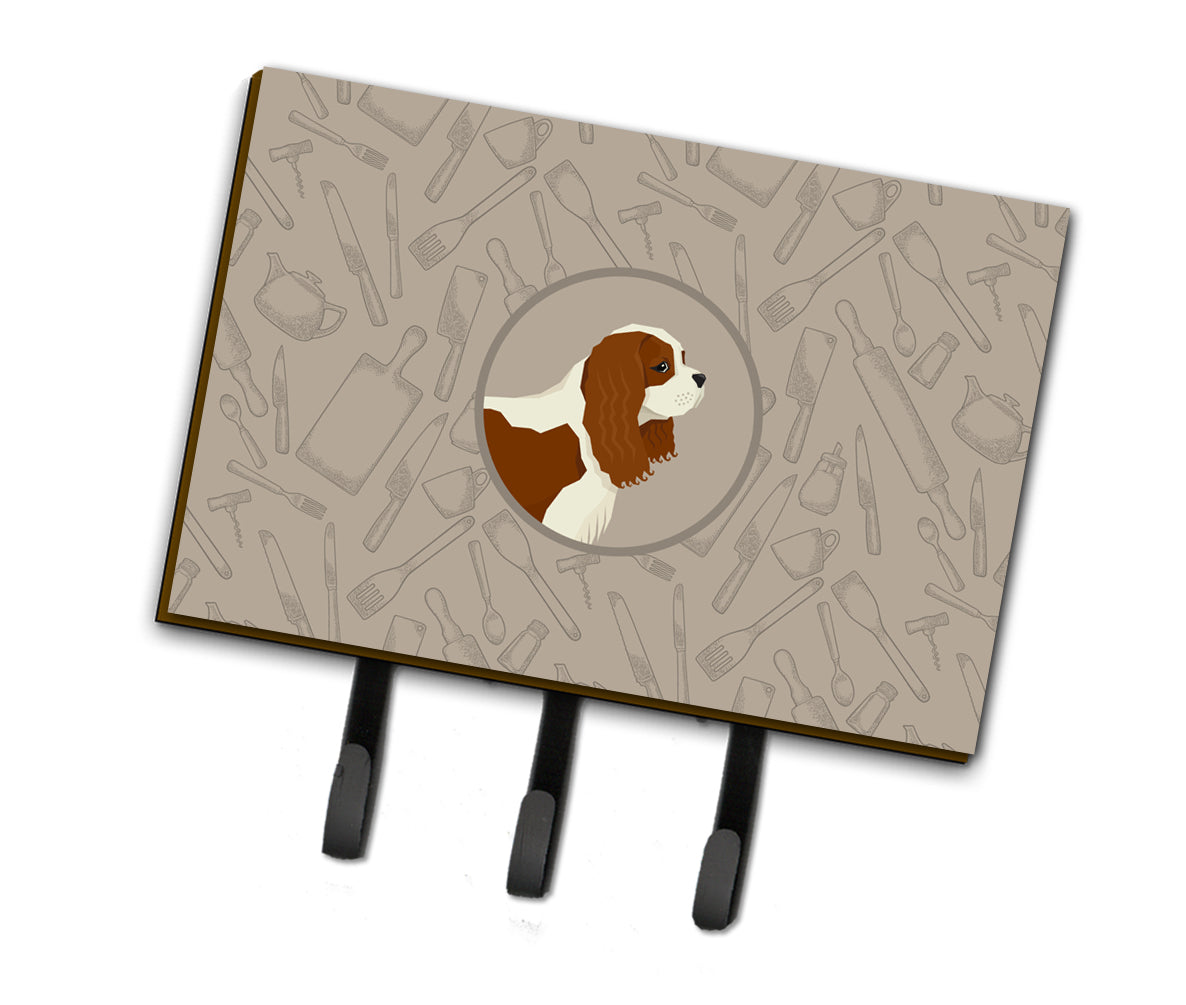 Cavalier Spaniel In the Kitchen Leash or Key Holder CK2176TH68  the-store.com.