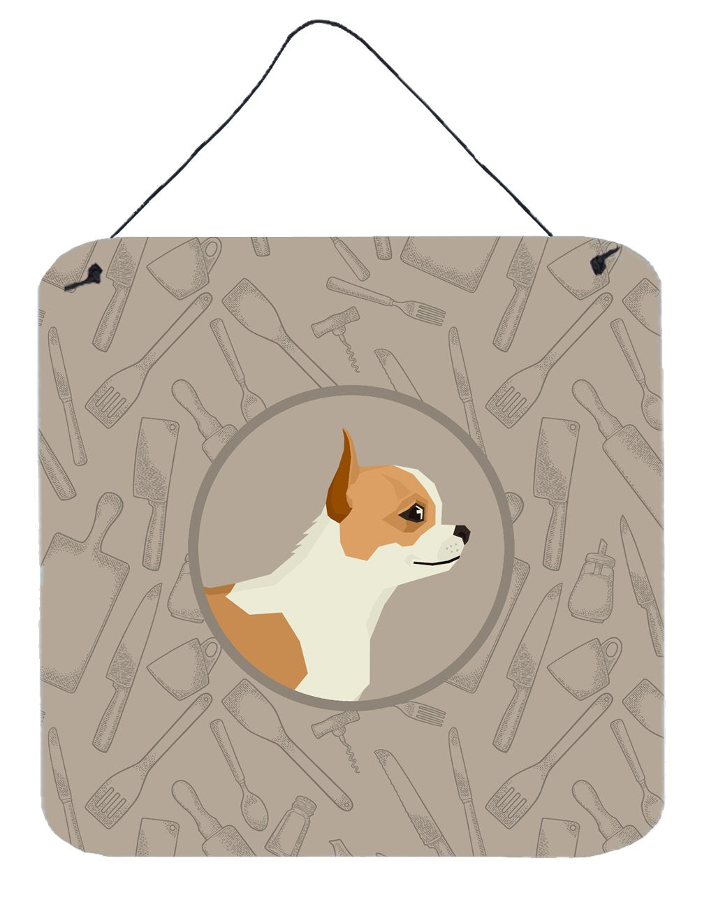 Chihuahua In the Kitchen Wall or Door Hanging Prints CK2177DS66 by Caroline&#39;s Treasures