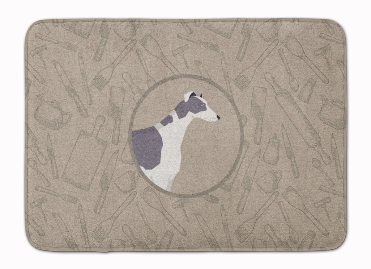 Greyhound In the Kitchen Machine Washable Memory Foam Mat CK2190RUG - the-store.com
