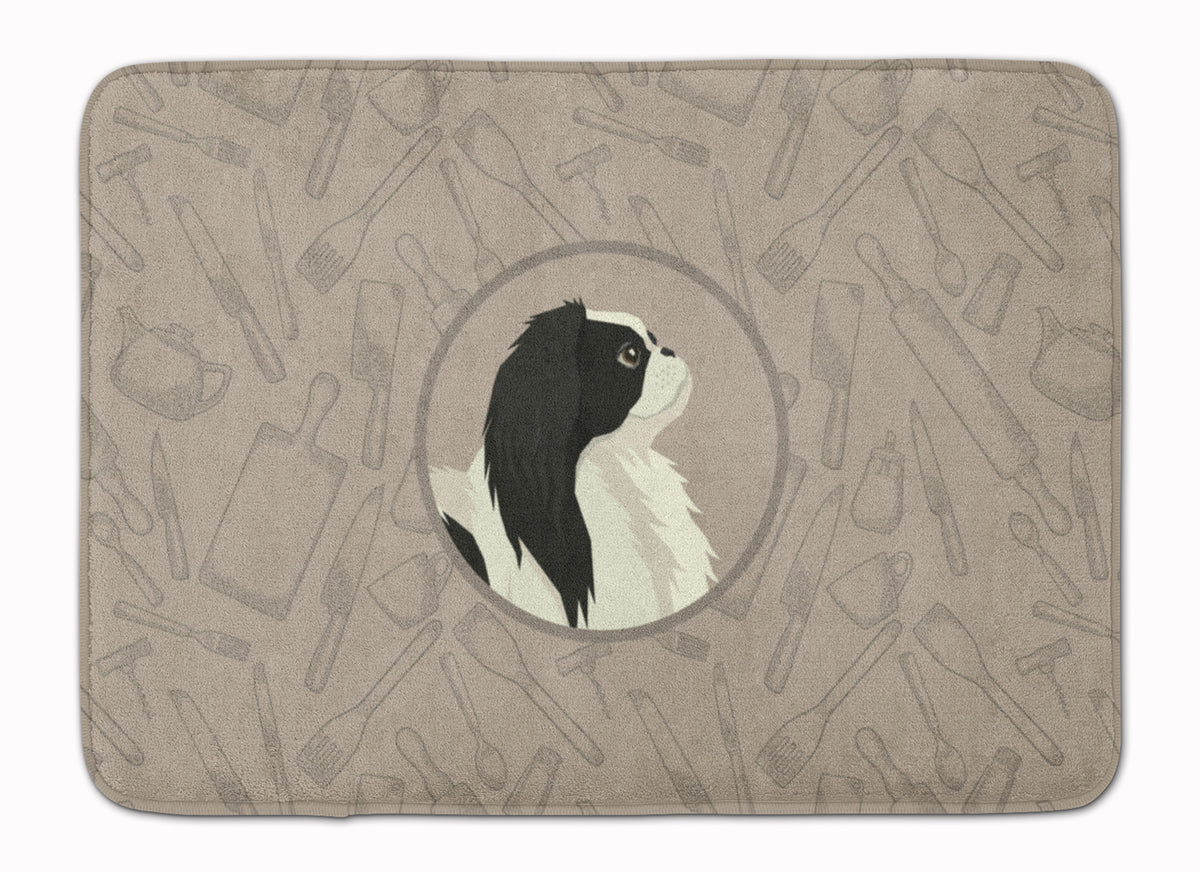 Japanese Chin In the Kitchen Machine Washable Memory Foam Mat CK2195RUG - the-store.com