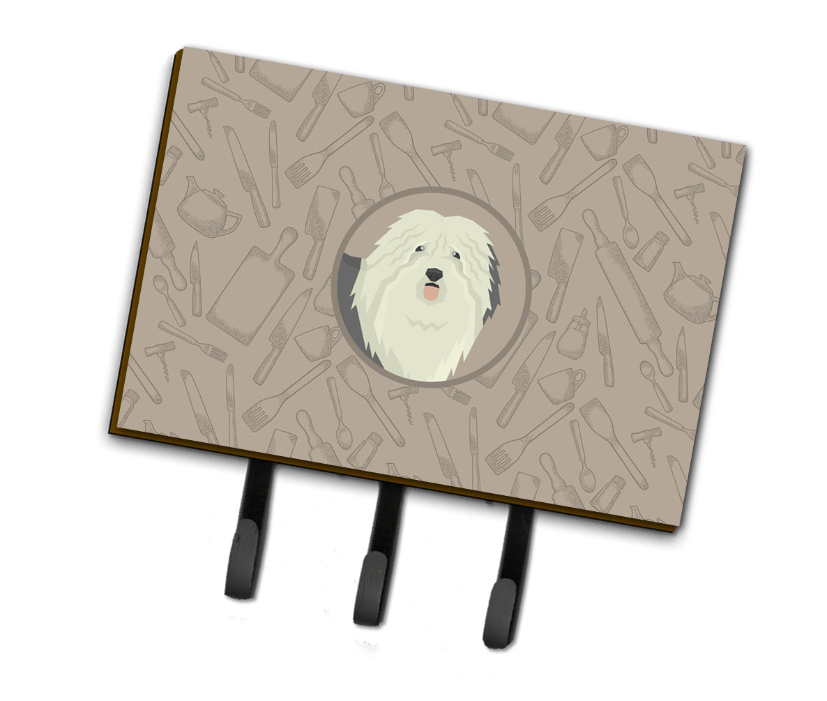 Old English Sheepdog In the Kitchen Leash or Key Holder CK2199TH68  the-store.com.