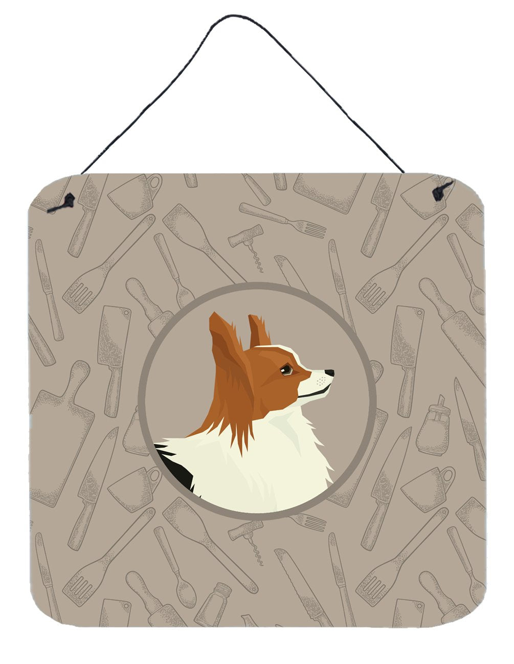 Papillon In the Kitchen Wall or Door Hanging Prints CK2200DS66 by Caroline's Treasures