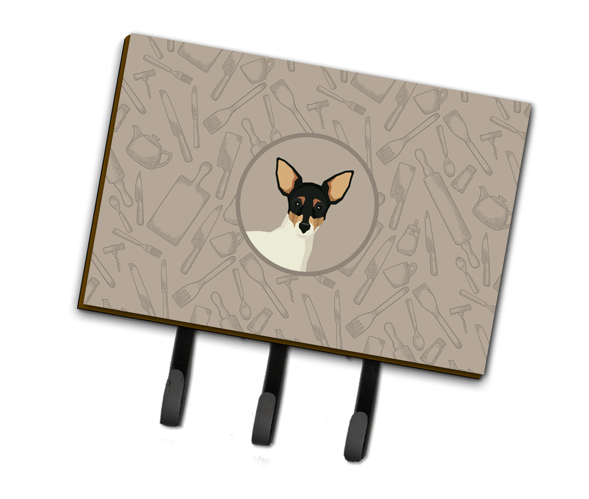 Toy Fox Terrier In the Kitchen Leash or Key Holder CK2214TH68  the-store.com.