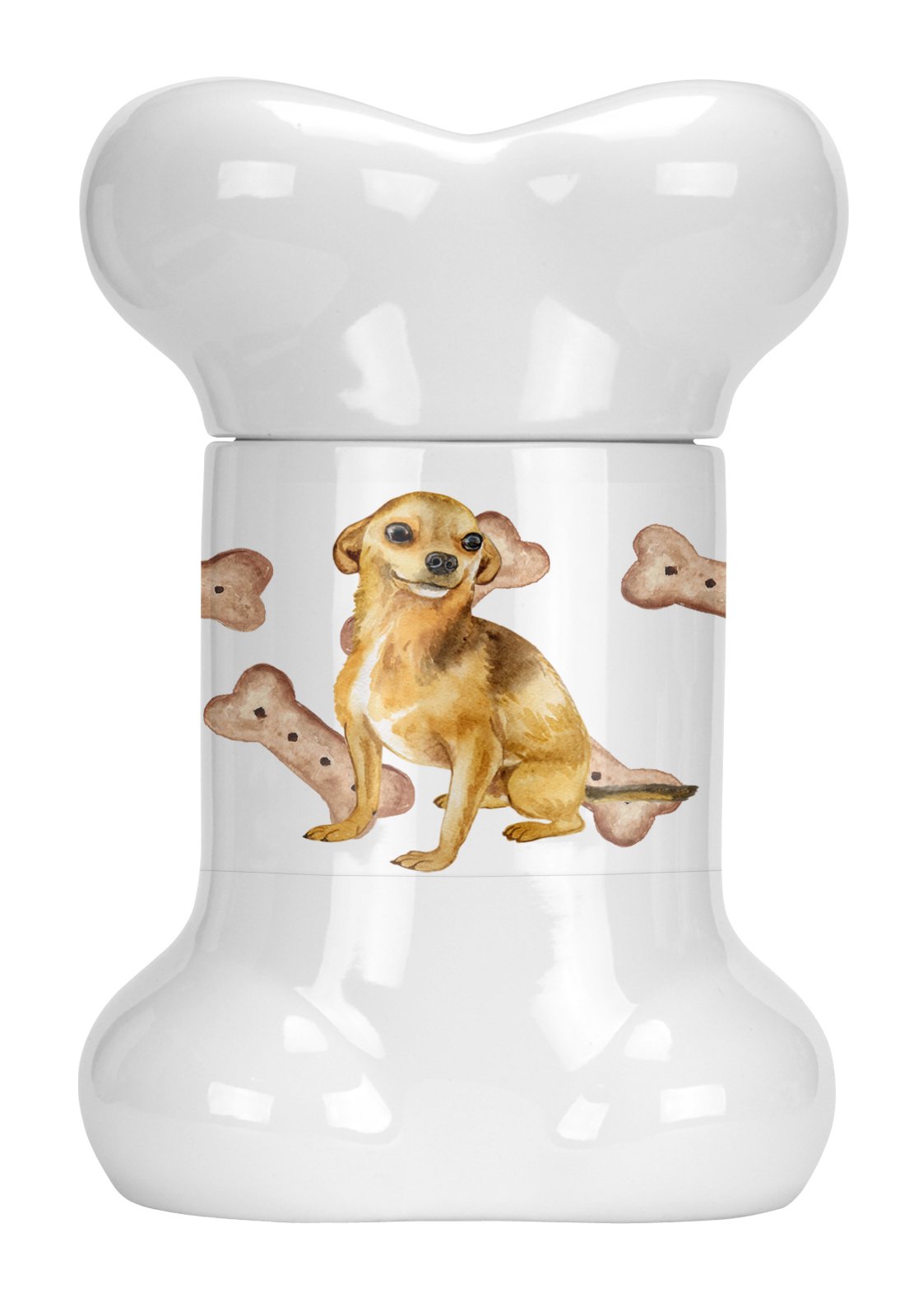 Chihuahua Bone Shaped Treat Jar CK2238BSTJ by Caroline&#39;s Treasures