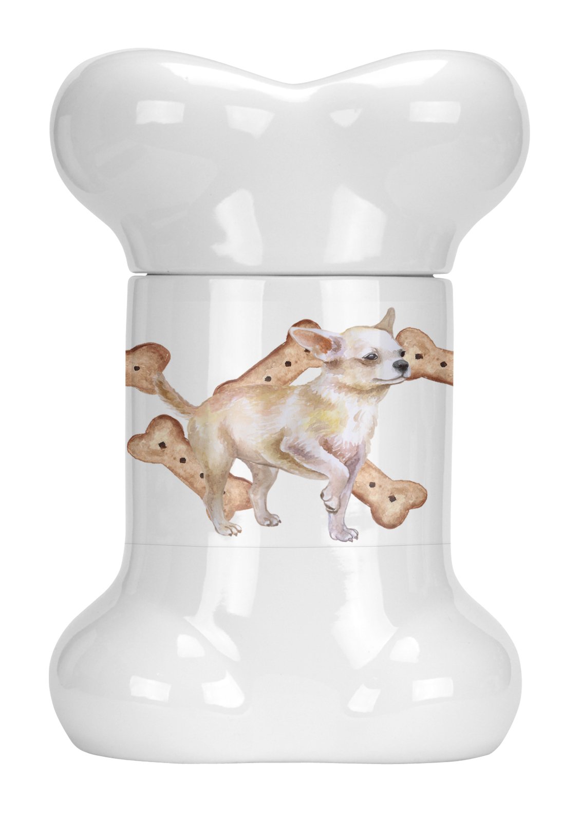 Chihuahua Leg up Bone Shaped Treat Jar CK2277BSTJ by Caroline&#39;s Treasures