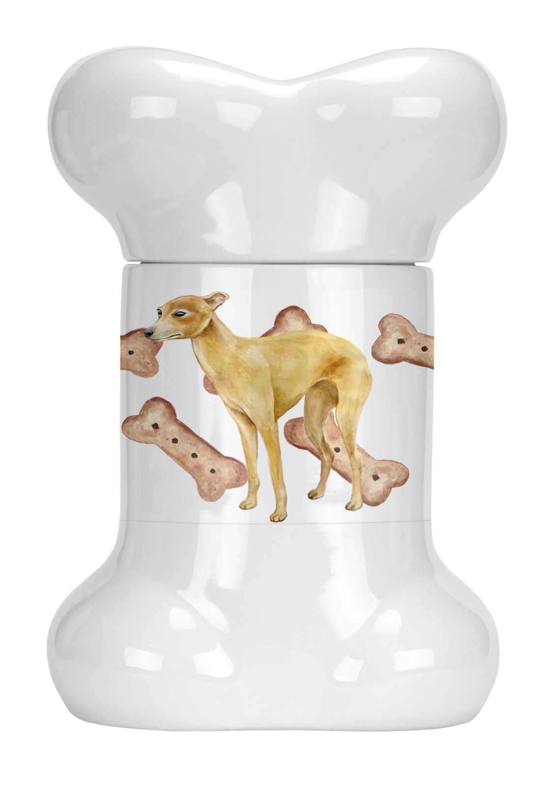 Italian Greyhound Bone Shaped Treat Jar CK2278BSTJ by Caroline&#39;s Treasures