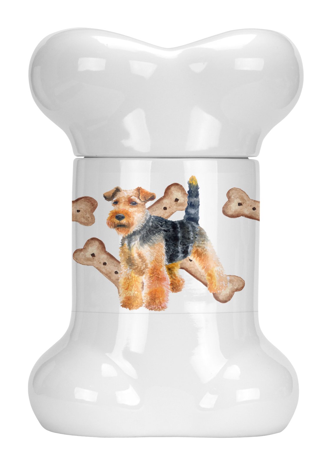 Welsh Terrier Bone Shaped Treat Jar CK2280BSTJ by Caroline&#39;s Treasures