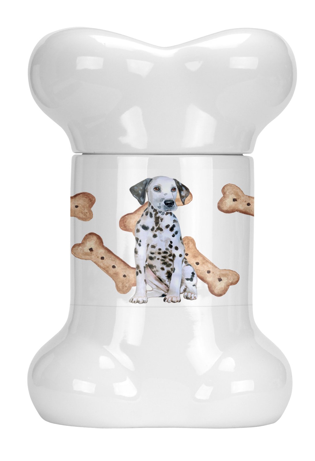 Dalmatian Puppy Bone Shaped Treat Jar CK2288BSTJ by Caroline's Treasures