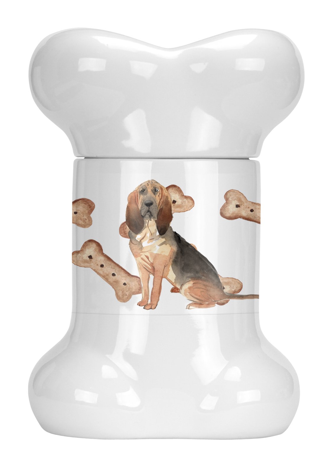 Bloodhound Bone Shaped Treat Jar CK2307BSTJ by Caroline&#39;s Treasures