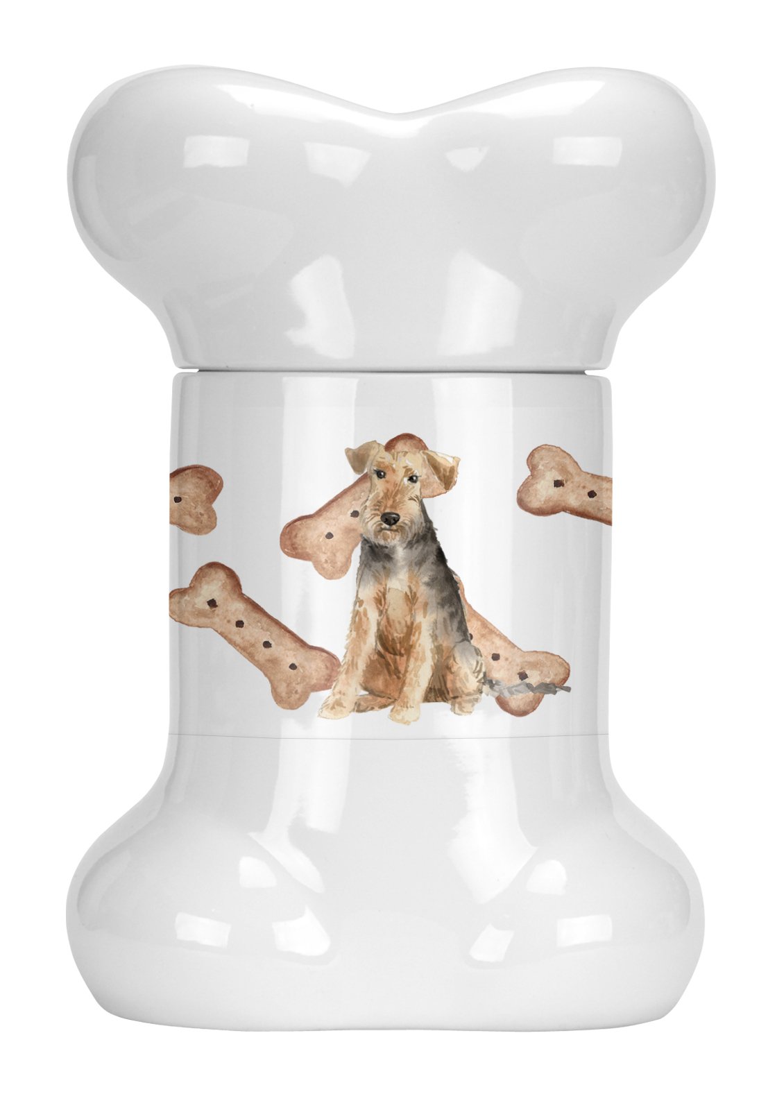 Welsh Terrier Bone Shaped Treat Jar CK2336BSTJ by Caroline&#39;s Treasures