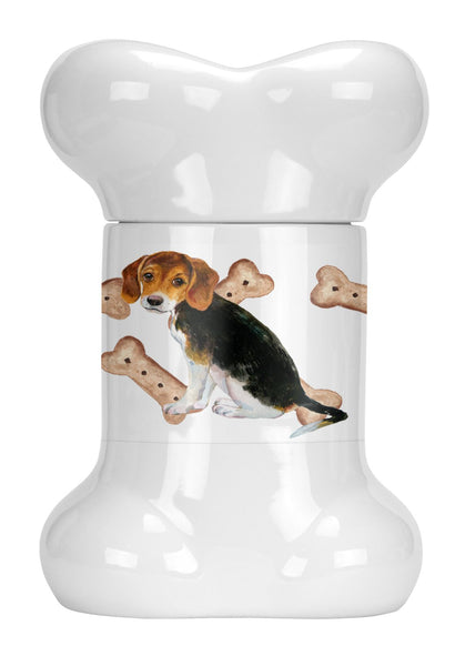 Beagle Puppy Bone Shaped Treat Jar CK2379BSTJ by Caroline's Treasures