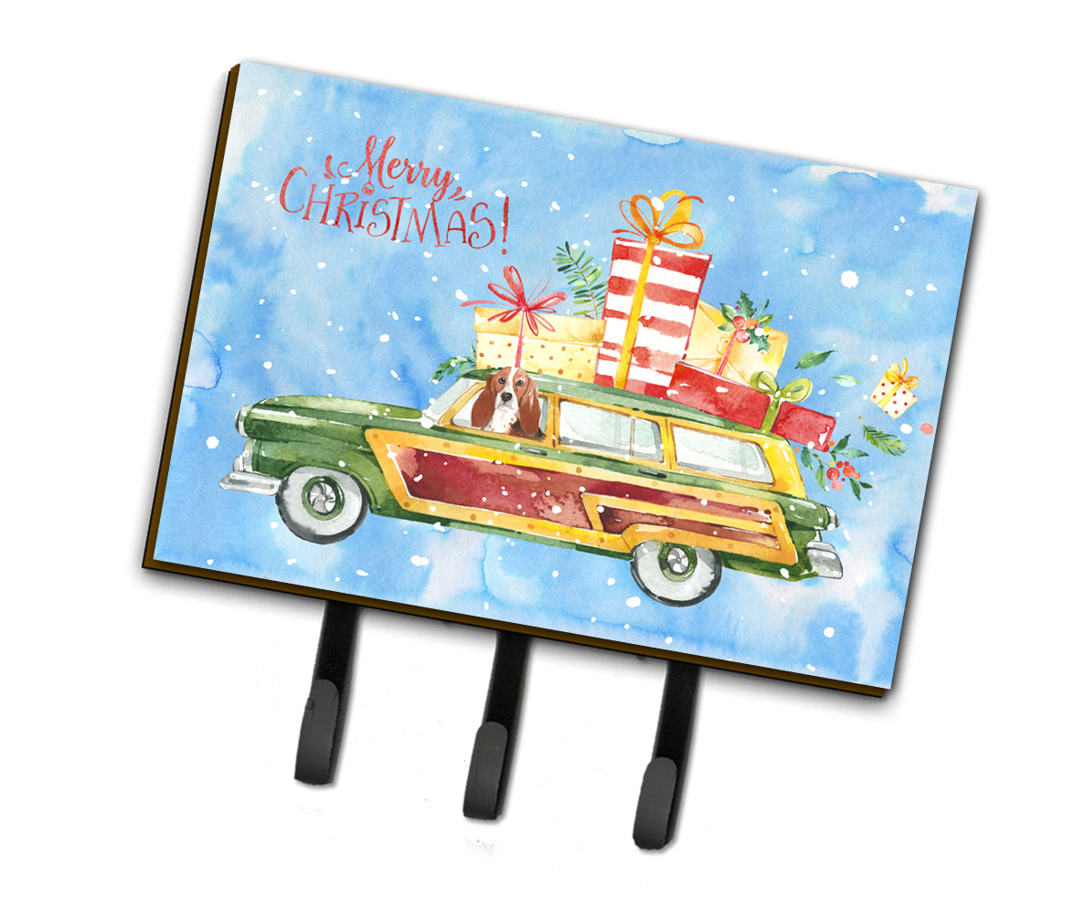 Merry Christmas Basset Hound Leash or Key Holder CK2393TH68