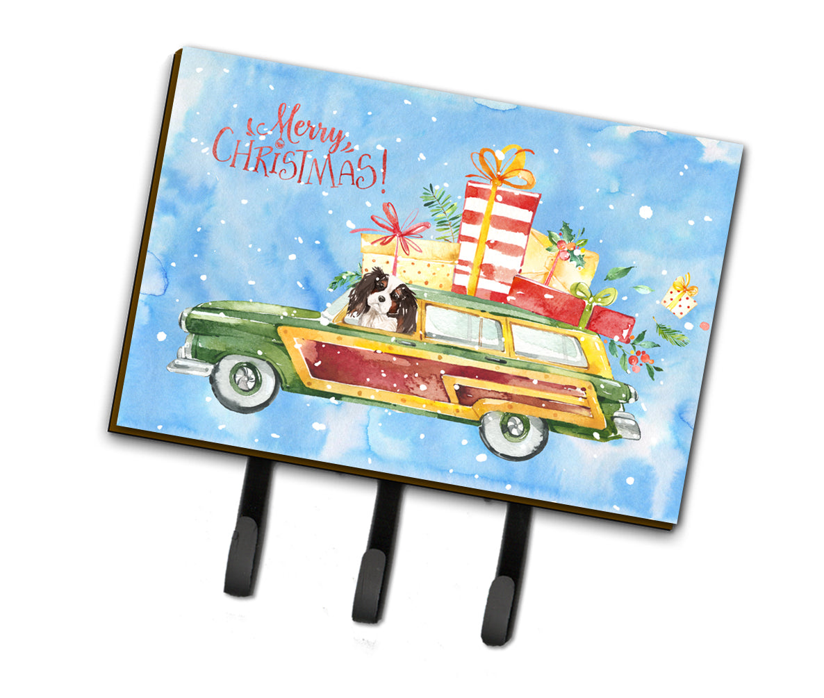 Merry Christmas Tricolor Cavalier Spaniel Leash or Key Holder CK2440TH68  the-store.com.