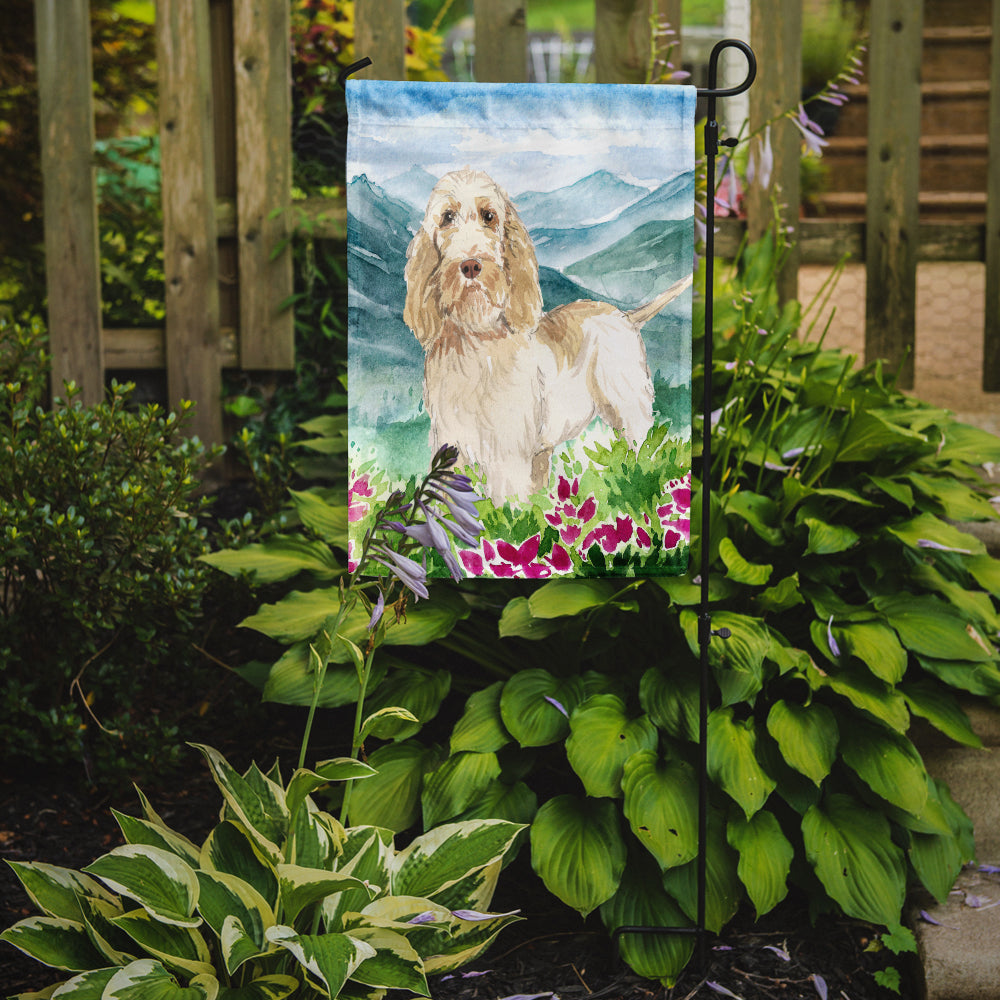 Mountian Flowers Spinone Italiano Flag Garden Size CK2518GF  the-store.com.