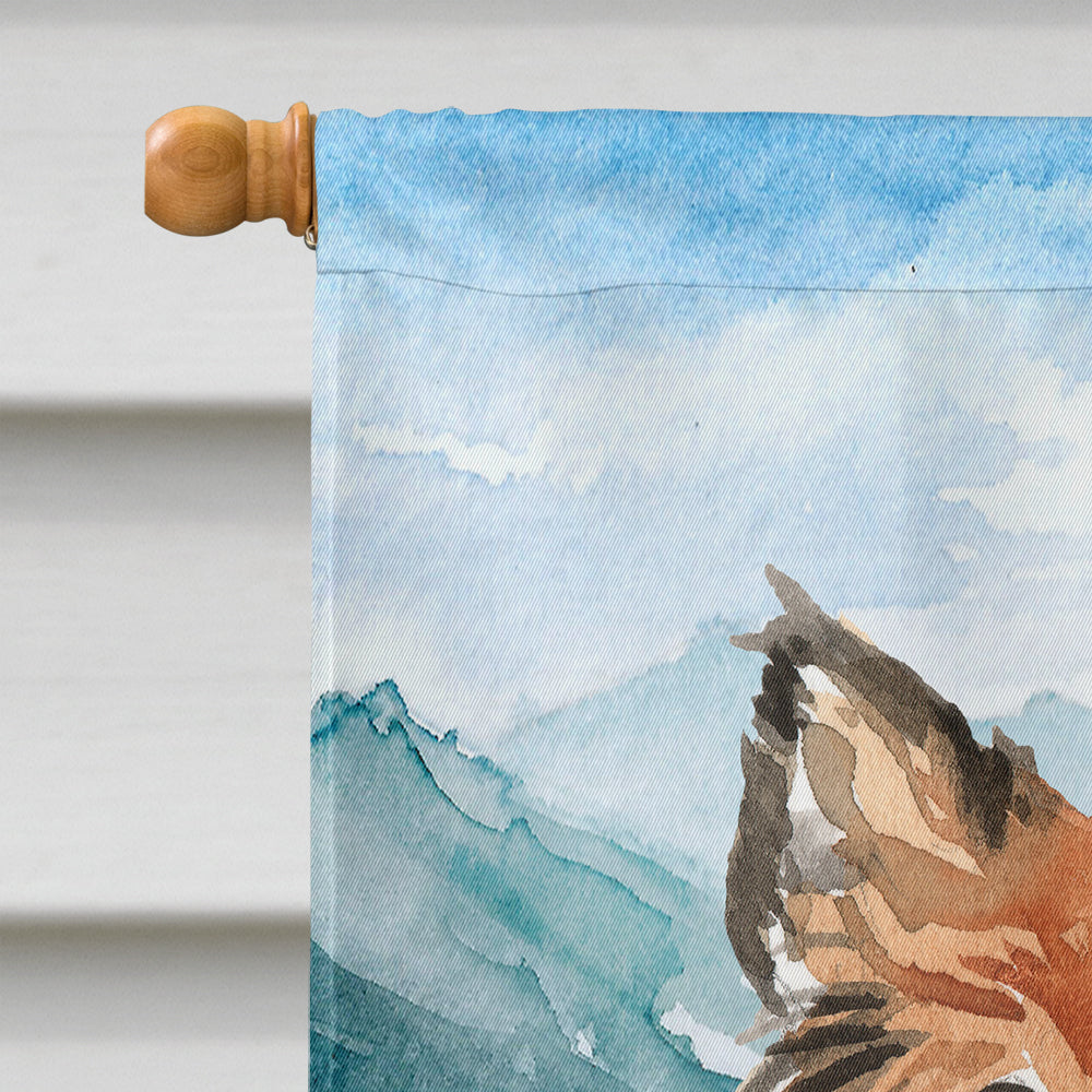 Mountain Flowers Sheltie Flag Canvas House Size CK2522CHF  the-store.com.