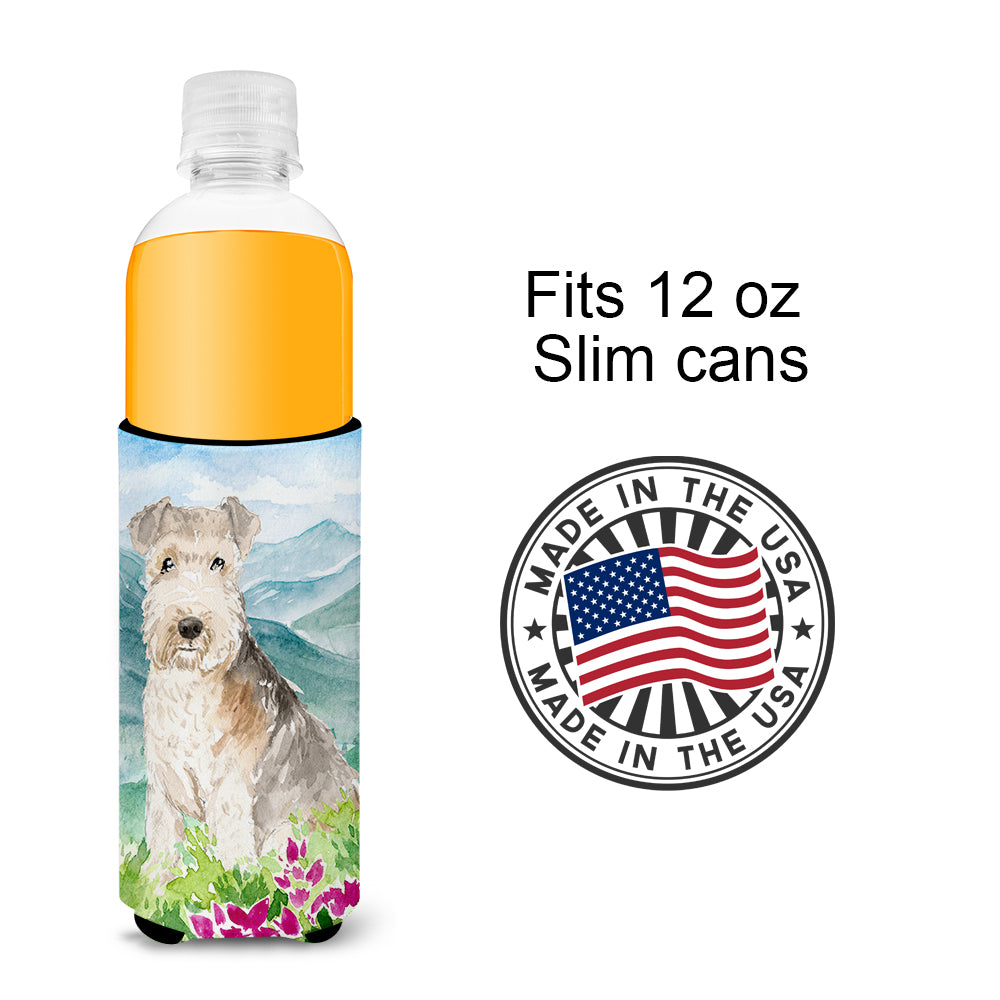 Mountain Flowers Lakeland Terrier  Ultra Hugger for slim cans CK2531MUK