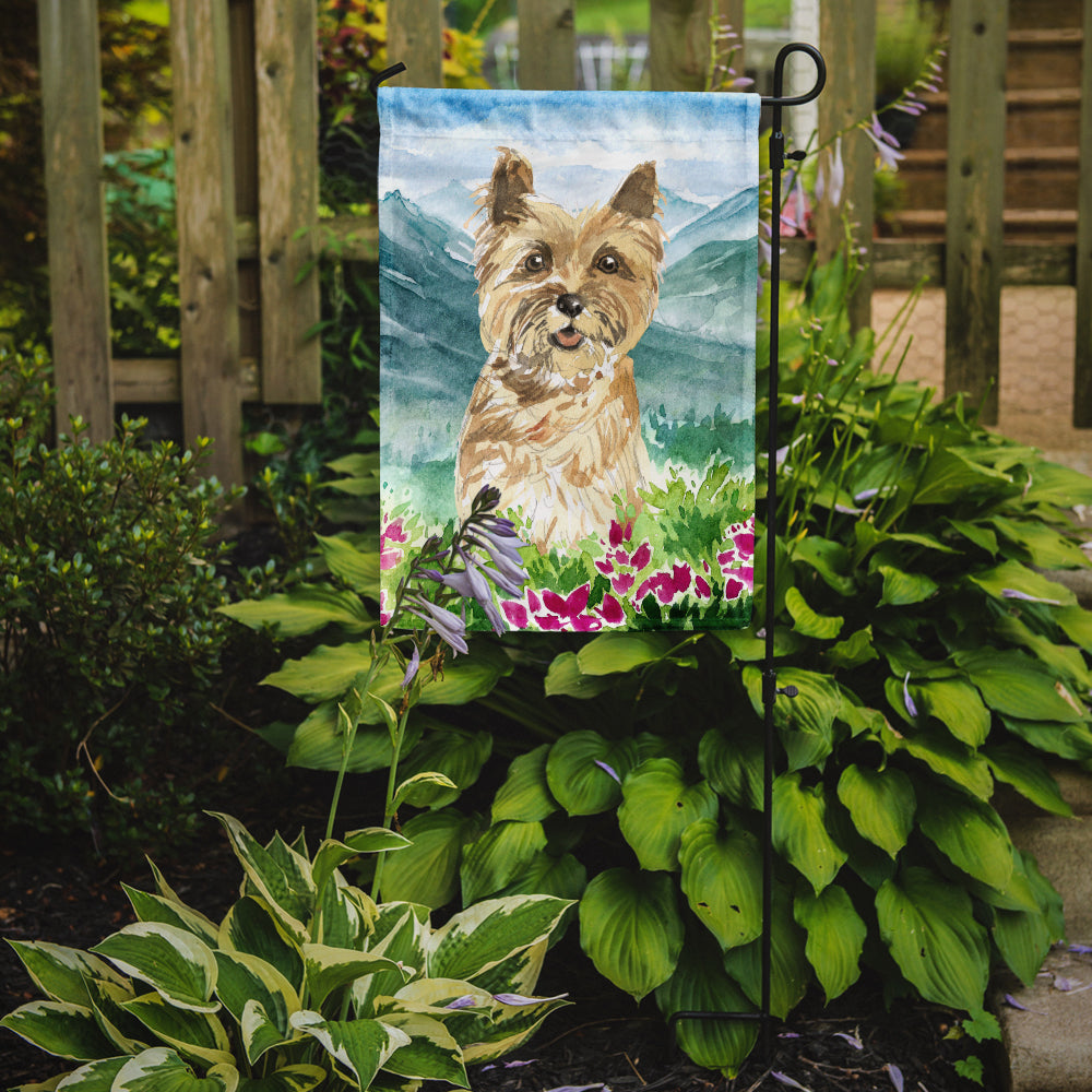 Mountain Flowers Cairn Terrier Flag Garden Size CK2541GF