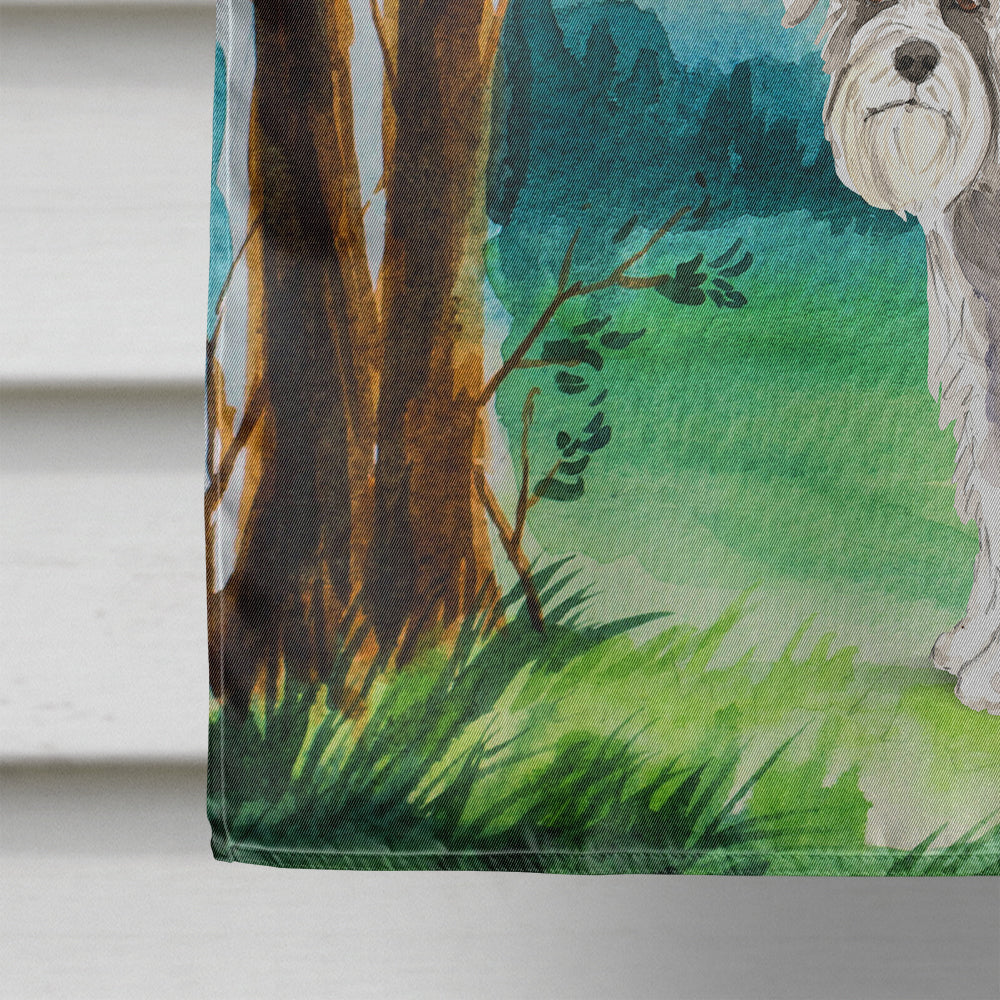 Under the Tree Schnauzer #1 Flag Canvas House Size CK2560CHF  the-store.com.