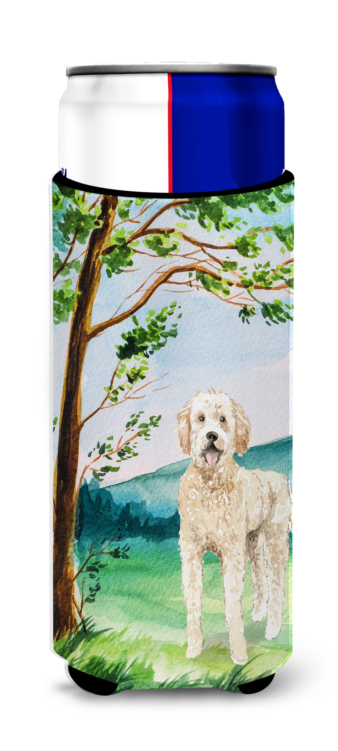 Under the Tree Goldendoodle  Ultra Hugger for slim cans CK2573MUK  the-store.com.