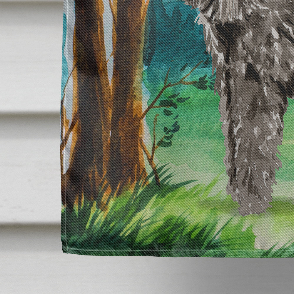 Under the Tree Bouvier des Flandres Flag Canvas House Size CK2579CHF