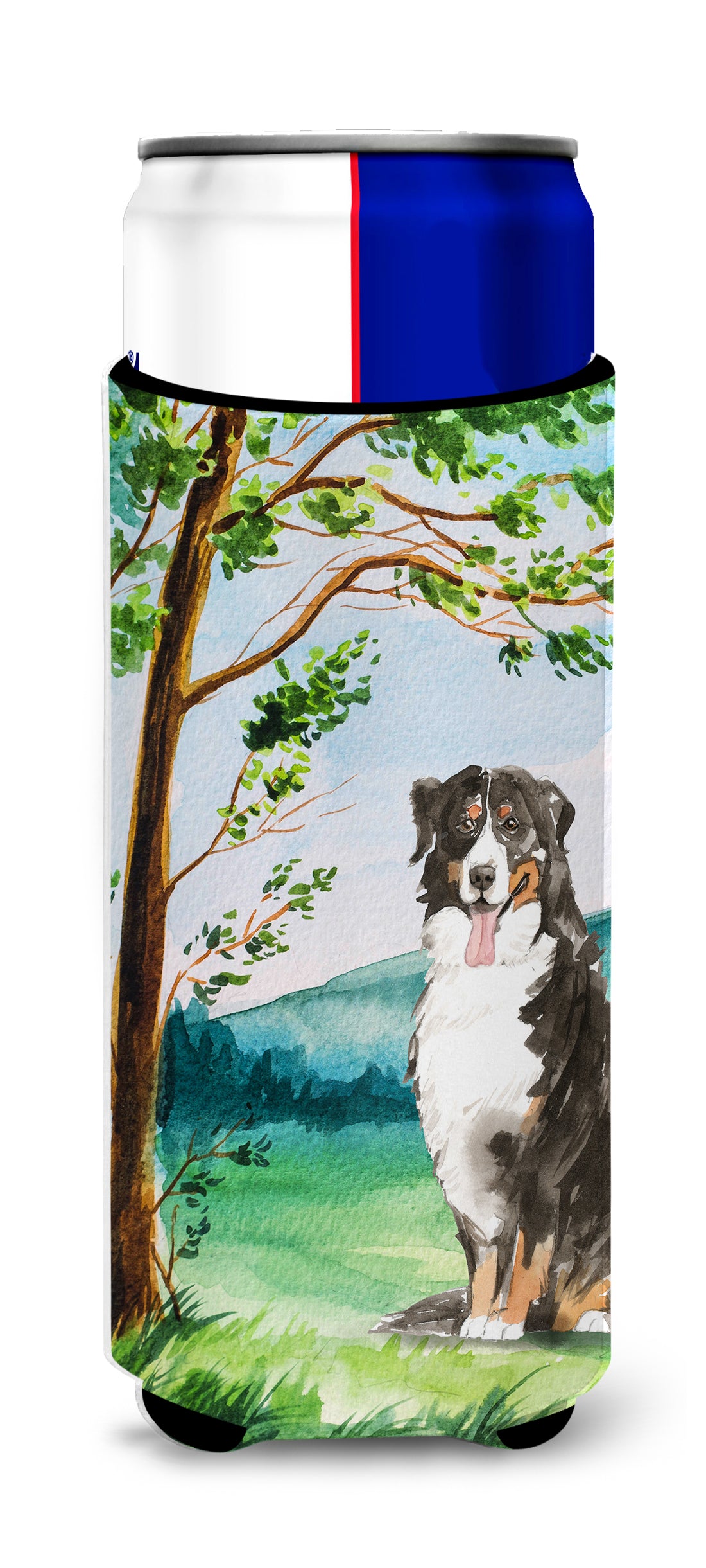 Under the Tree Bernese Mountain Dog  Ultra Hugger for slim cans CK2583MUK  the-store.com.