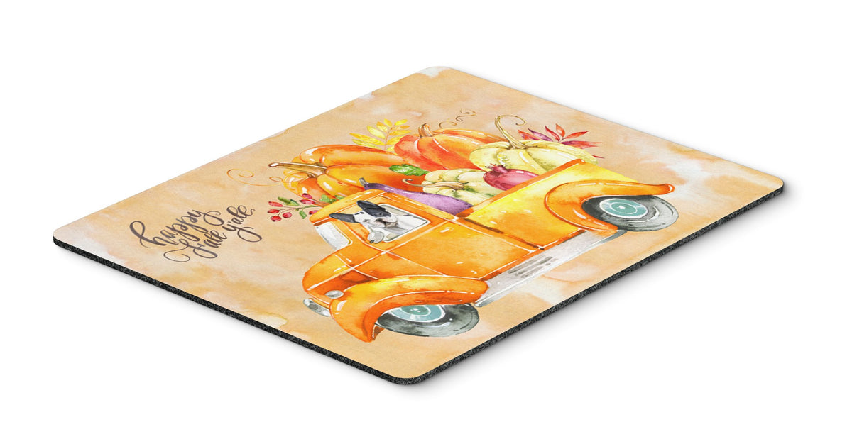 Fall Harvest French Bulldog Mouse Pad, Hot Pad or Trivet CK2656MP by Caroline&#39;s Treasures