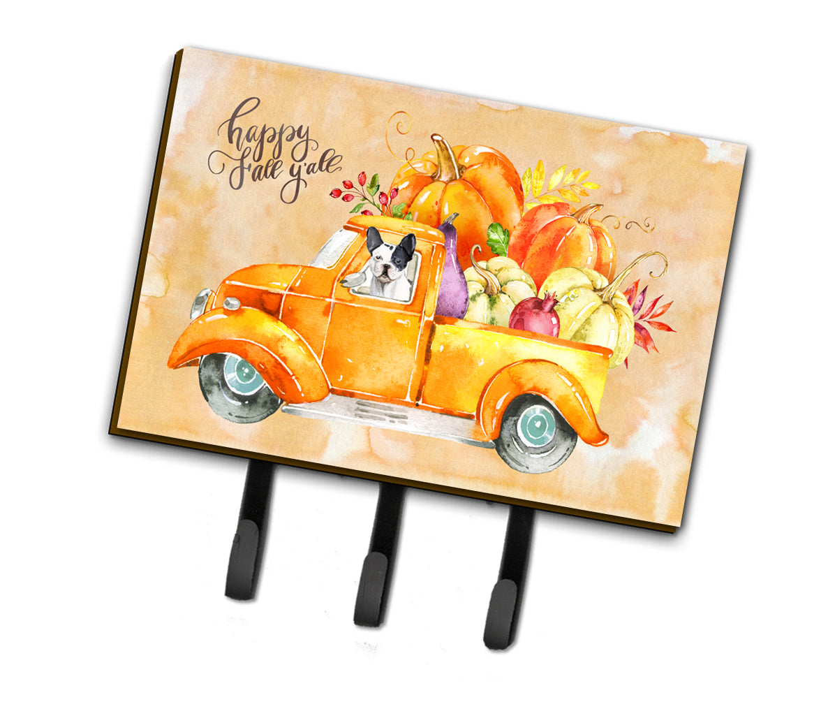 Fall Harvest French Bulldog Leash or Key Holder CK2656TH68  the-store.com.