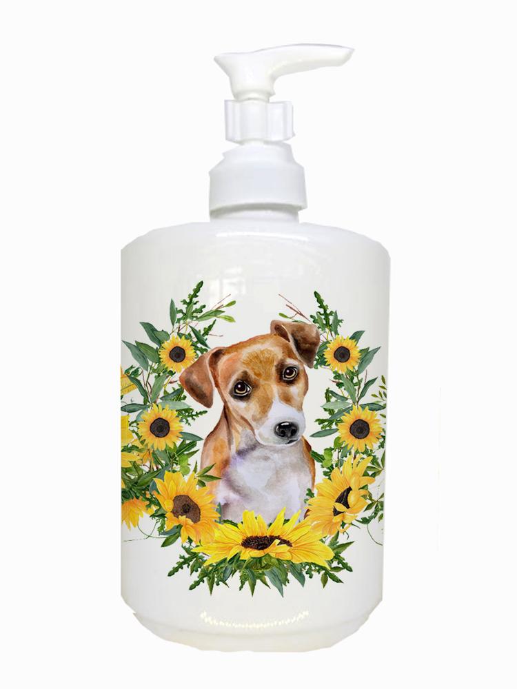 Jack Russell Terrier #2 Ceramic Soap Dispenser CK2905SOAP by Caroline&#39;s Treasures