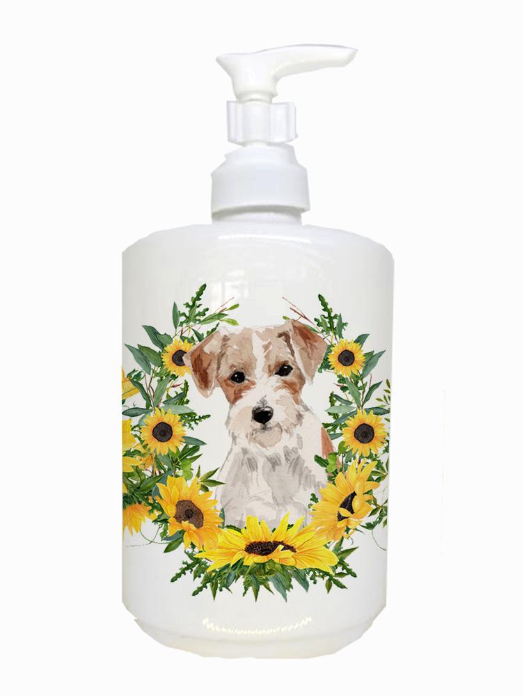 Jack Russell Terrier Ceramic Soap Dispenser CK2928SOAP by Caroline&#39;s Treasures
