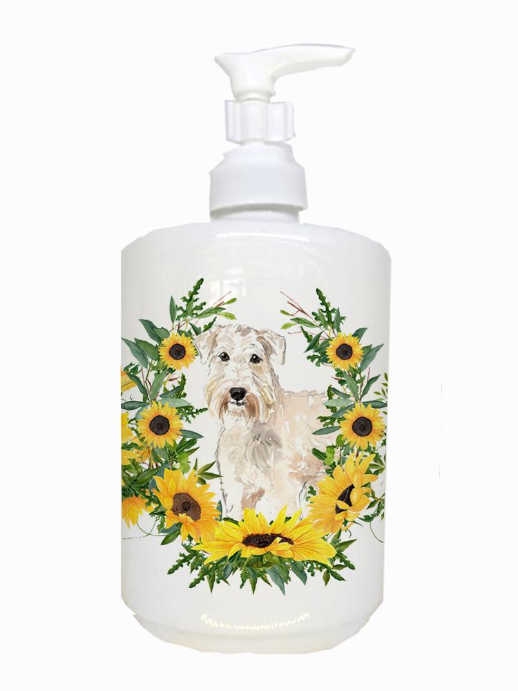 Wheaten Terrier Ceramic Soap Dispenser CK2956SOAP by Caroline&#39;s Treasures