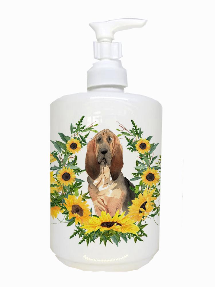 Bloodhound Ceramic Soap Dispenser CK2985SOAP by Caroline&#39;s Treasures