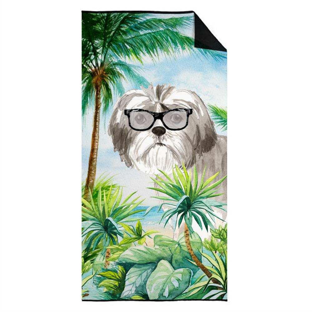 Shih Tzu Puppy Premium Beach Towel CK2998TWL3060 by Caroline&#39;s Treasures