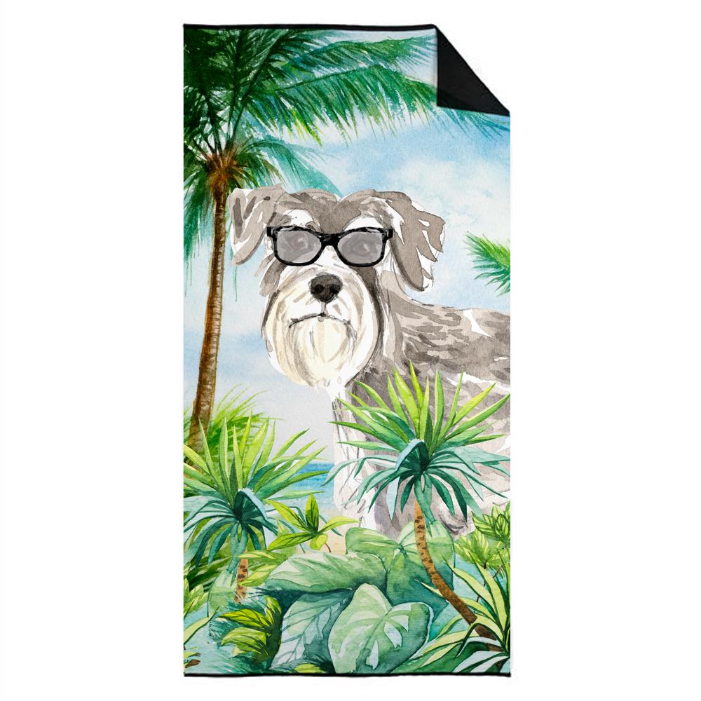 Schnauzer #1 Premium Beach Towel CK3002TWL3060 by Caroline&#39;s Treasures