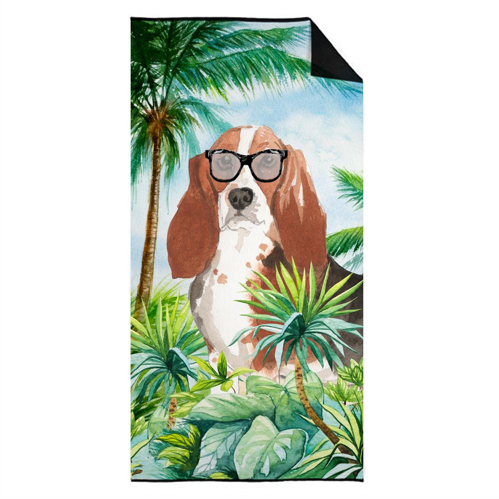 Basset Hound Premium Beach Towel CK3026TWL3060 by Caroline&#39;s Treasures