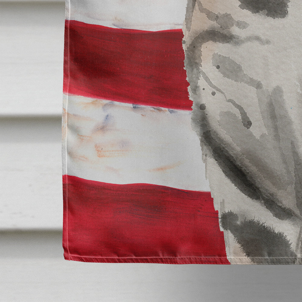 American Shorthair American Flag Flag Canvas House Size CK3029CHF