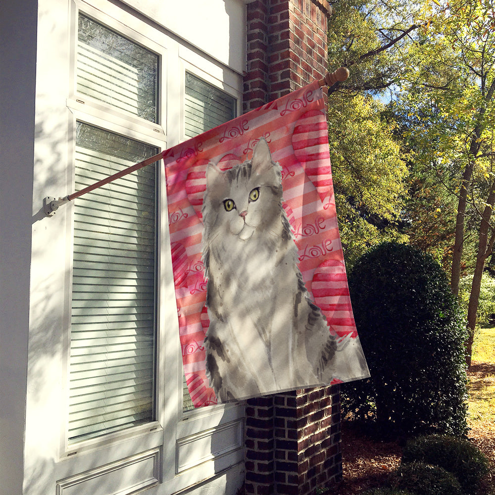 Ragamuffin Cat Love Flag Canvas House Size CK3051CHF  the-store.com.