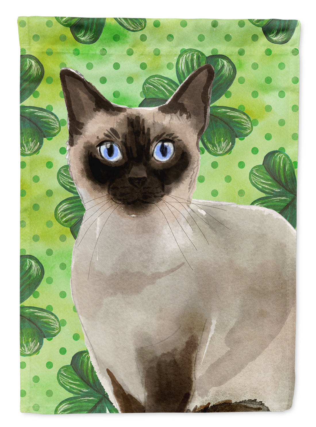 Siamese Shamrock Flag Canvas House Size CK3069CHF  the-store.com.