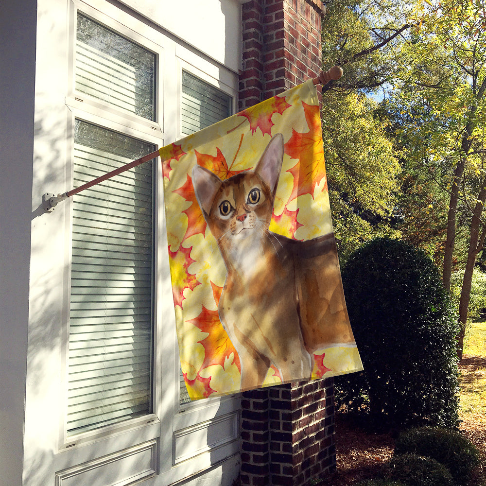 Abyssinian Fall Leaves Flag Canvas House Size CK3072CHF  the-store.com.