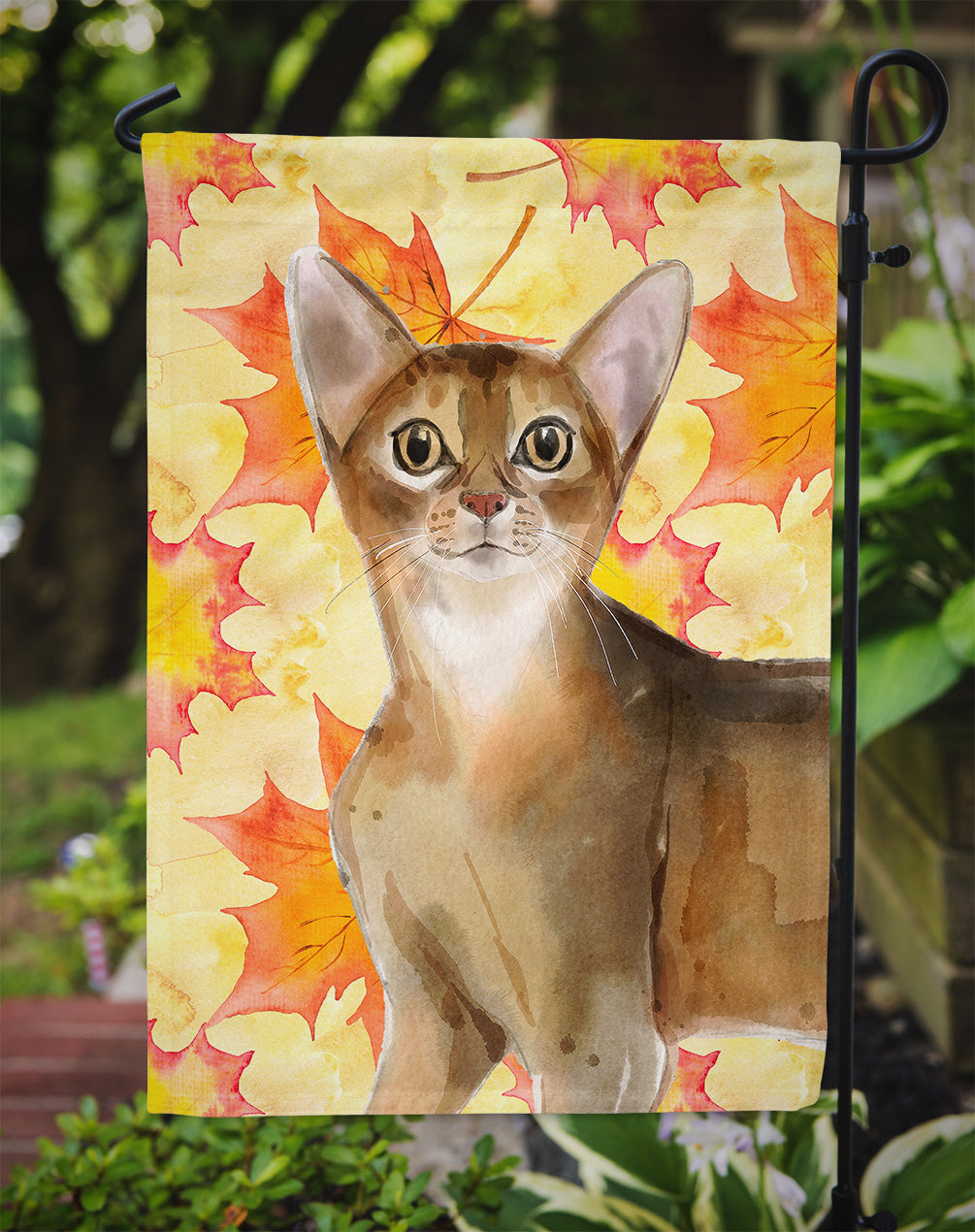 Abyssinian Fall Leaves Flag Garden Size CK3072GF  the-store.com.
