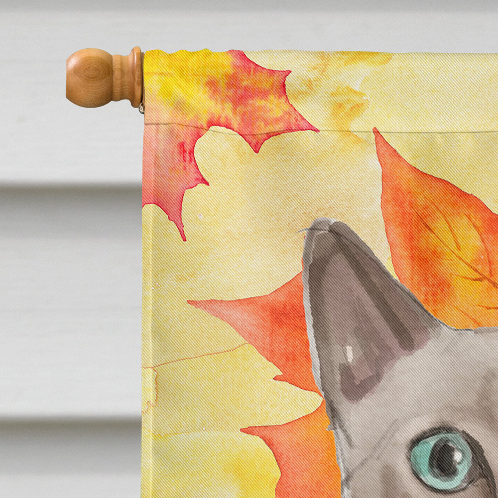 Tonkinese Fall Leaves Flag Canvas House Size CK3086CHF  the-store.com.
