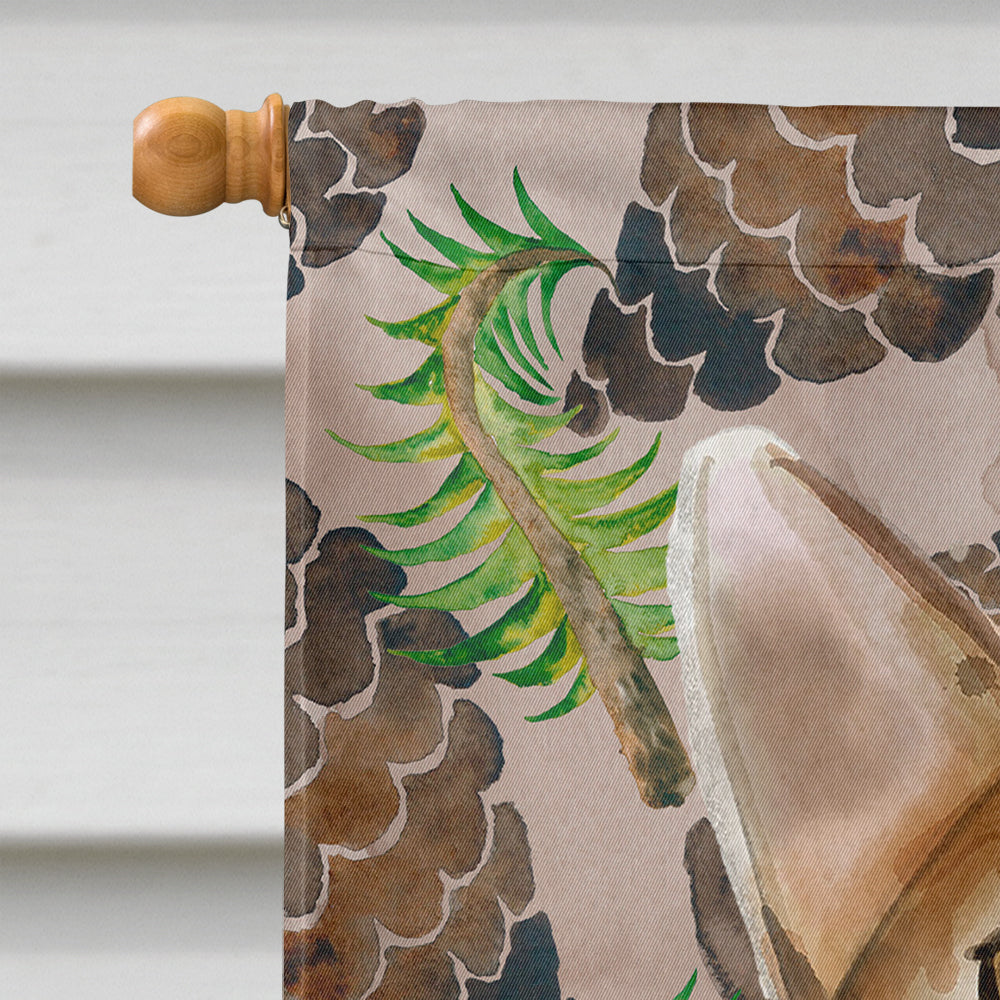 Abyssinian Pine Cones Flag Canvas House Size CK3087CHF  the-store.com.
