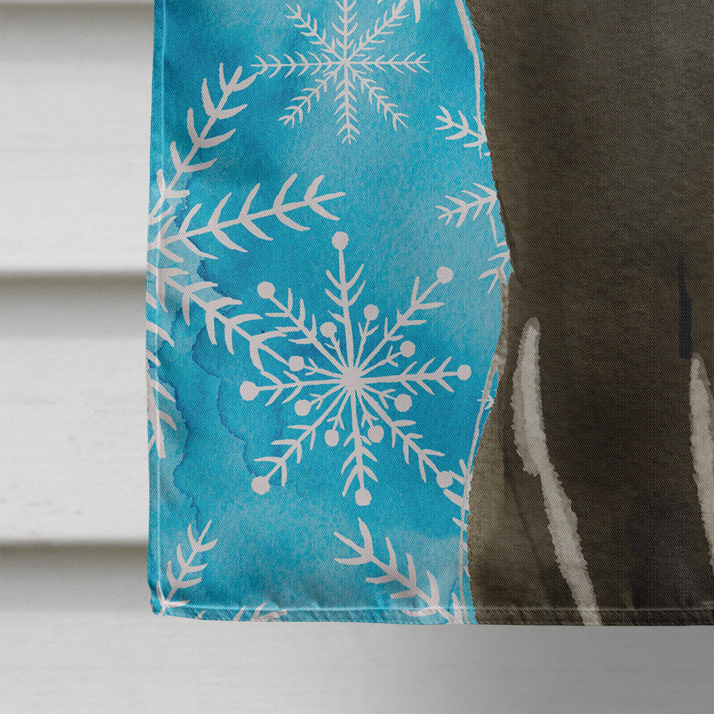 Bombay Winter Snowflake Flag Canvas House Size CK3107CHF  the-store.com.