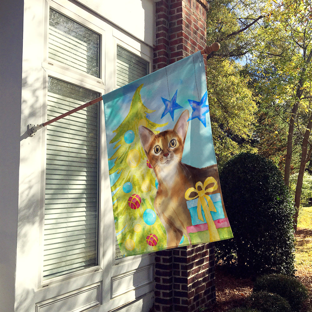 Abyssinian Christmas Presents Flag Canvas House Size CK3117CHF  the-store.com.