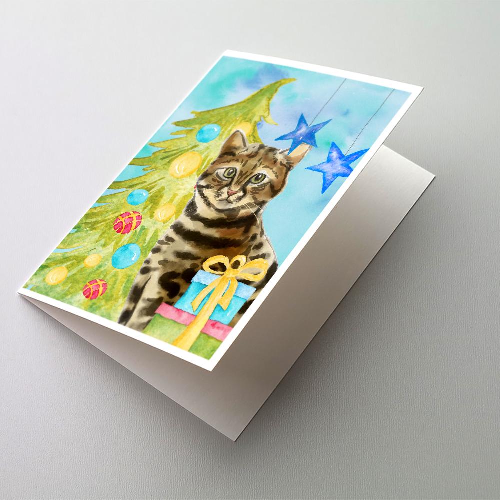 Buy this Bengal Christmas Presents Greeting Cards and Envelopes Pack of 8