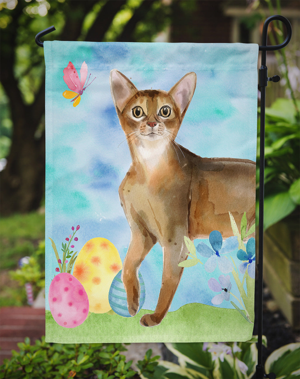 Abyssinian Easter Eggs Flag Garden Size CK3132GF  the-store.com.