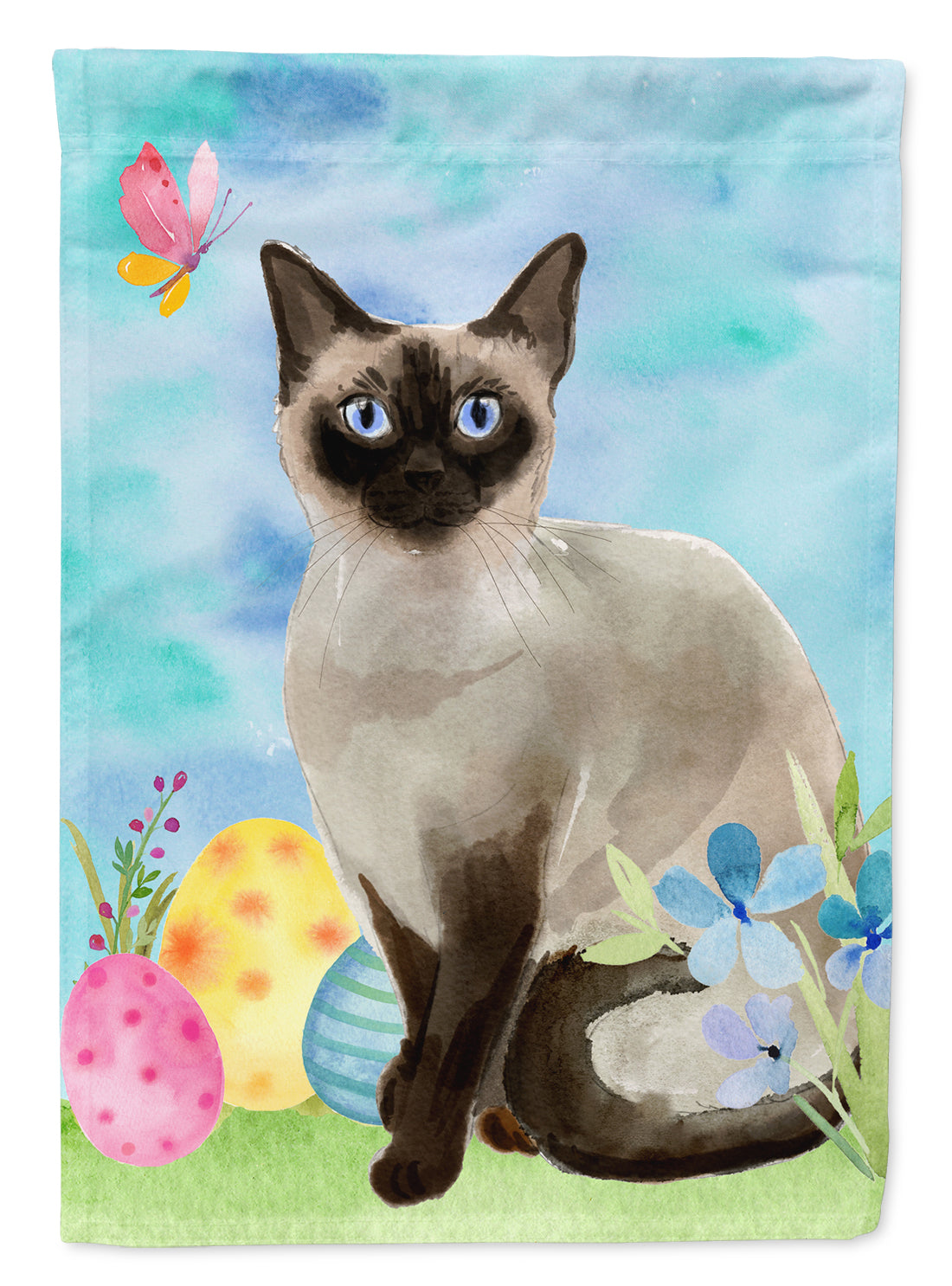 Siamese Easter Eggs Flag Canvas House Size CK3144CHF  the-store.com.