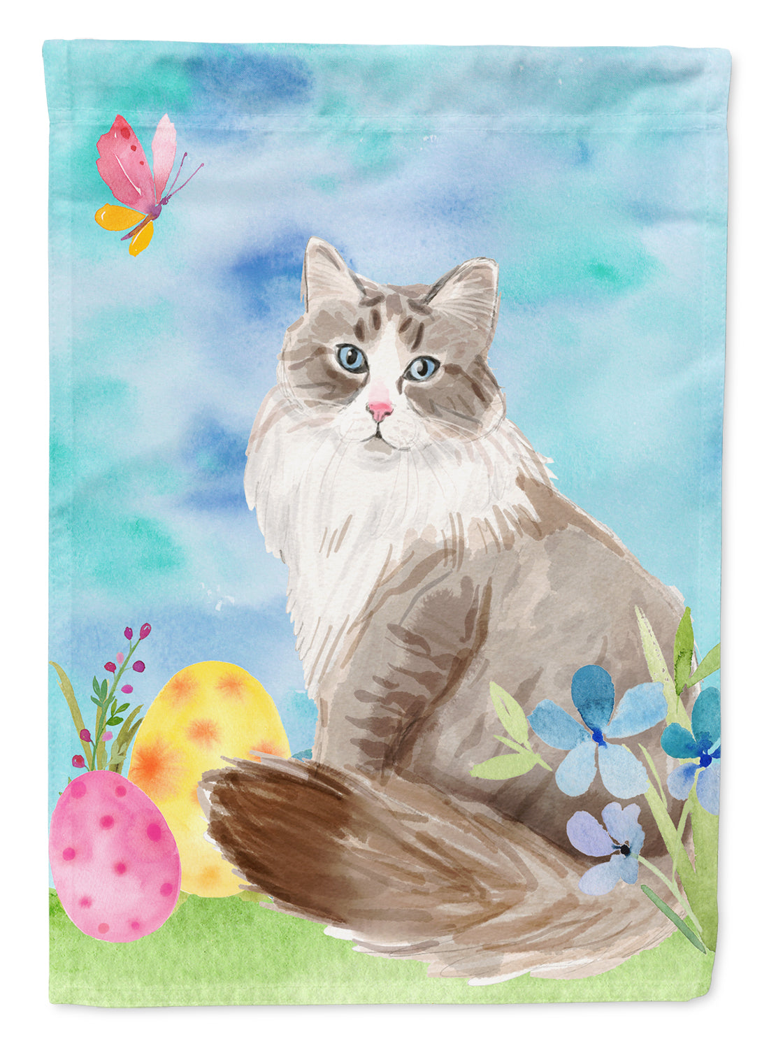 Siberian Easter Eggs Flag Canvas House Size CK3145CHF  the-store.com.