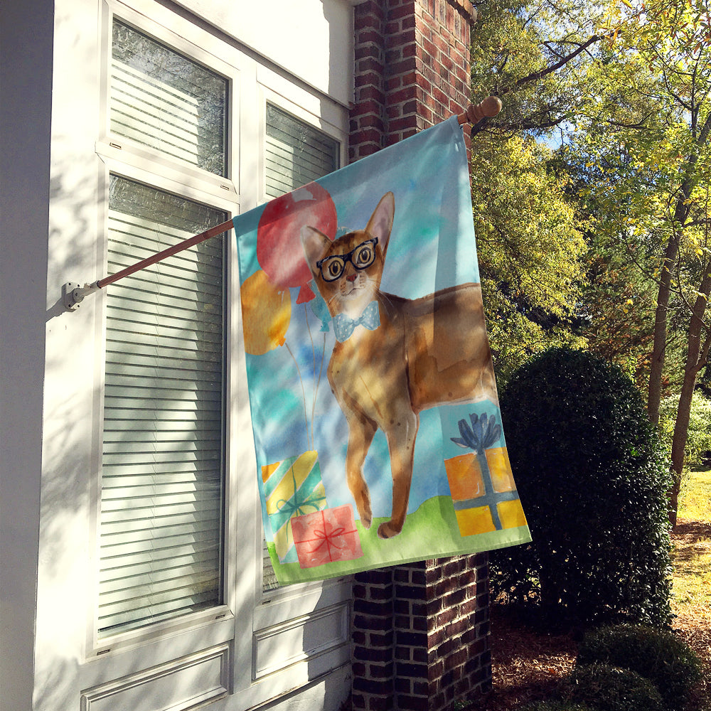 Abyssinian Happy Birthday Flag Canvas House Size CK3162CHF  the-store.com.