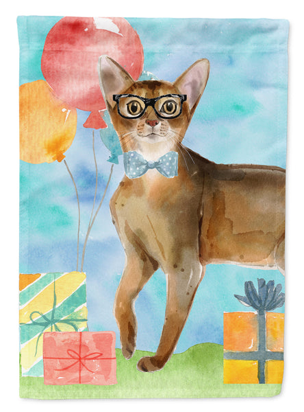 Abyssinian Happy Birthday Flag Canvas House Size CK3162CHF